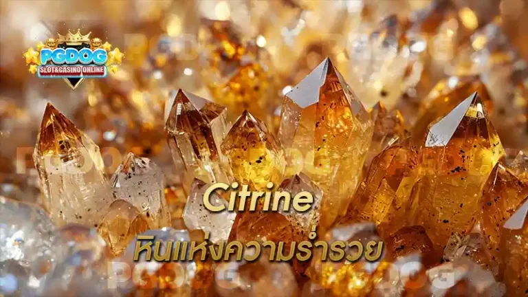 Citrine หินแห่งความร่ำรวย