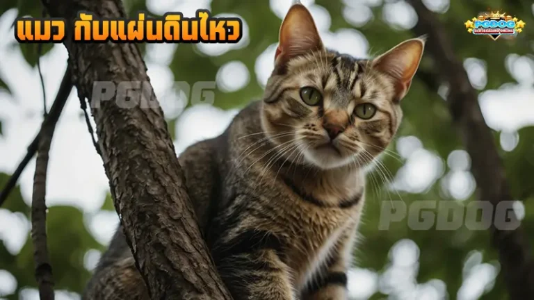 แมว กับแผ่นดินไหว