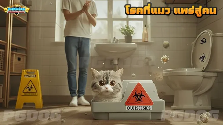 โรคที่แมว แพร่สู่คน